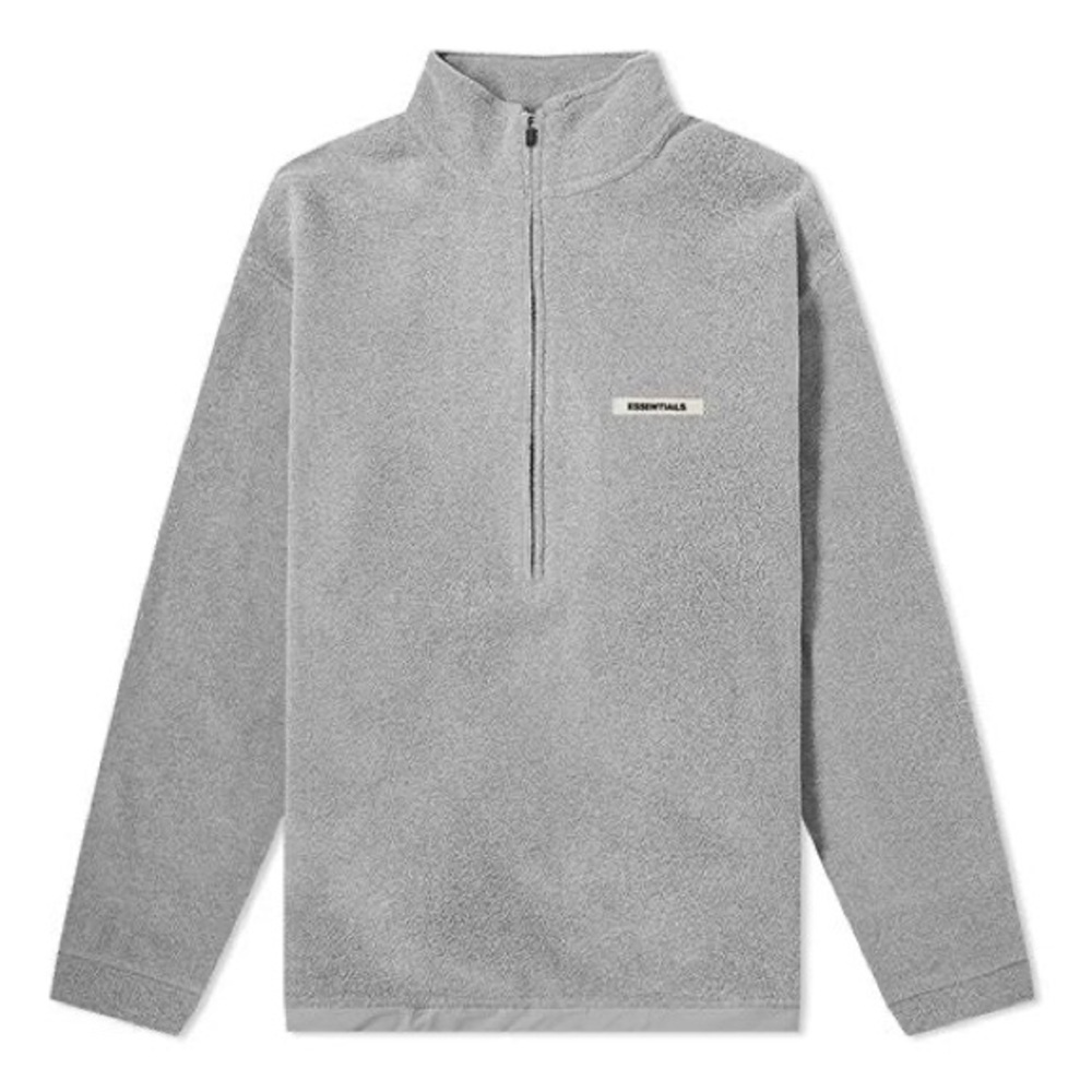 Fear Of God Essentials Half Zip Pullover Sweater Size Medium